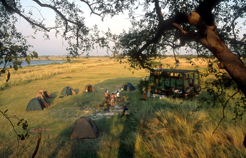acampada camion africa